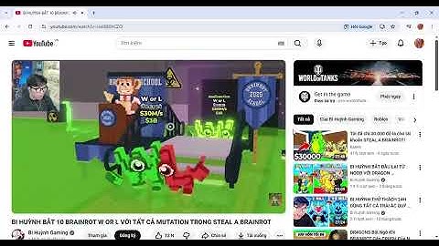 BI HUỲNH BẮT 10 BRAINROT W OR L VỚI TẤT CẢ MUTATION TRONG STEAL A BRAINROT  phần:1
