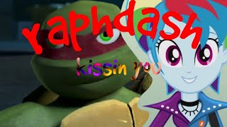 Rainbowdash x Raphael (kissin you)