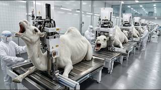 Inside the World’s Largest White Camel Leather Factory  Jacket Production