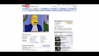 Steamed Hams but it's on old Youtube in 2006