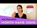 Learn ASL: Month Names for Beginners in American Sign Language