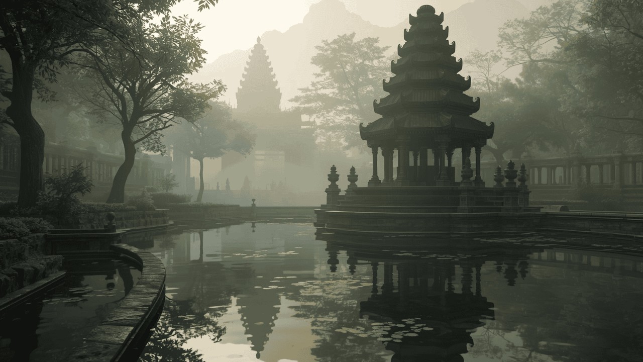 Garden of Eternal Calm – 3 Hour Peaceful Eastern Ambient Soundscape | Dust of Empires Music