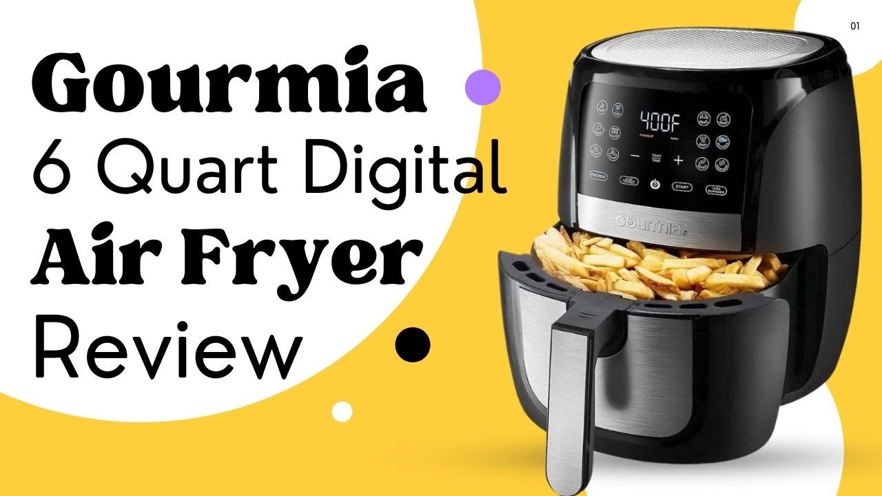 Air Fryers, Gourmia GAF698 Digital Air Fryer - No Oil Healthy