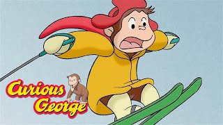 George's Snowy Adventure  Curious George  Kids Cartoon  Kids Movies