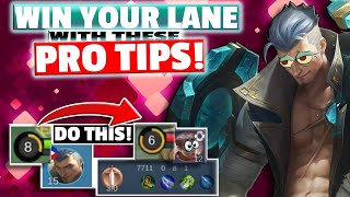 WIN your LANE with these PRO TIPS 2023 | EXP GOLD Lane Guide | Mobile Legends Guides