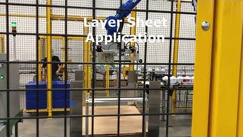 Yaskawa Complete Palletizing Cell