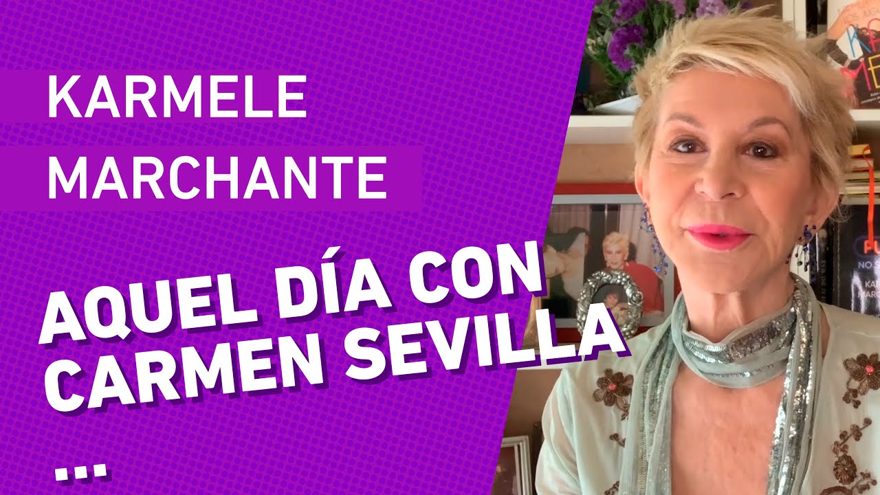 Karmele Marchante _ Aquel día en Tómbola con Carmen Sevilla