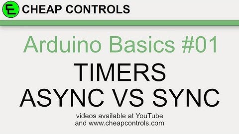 #80 Arduino Basics - Delay Synchronous vs Asynchronous - Arduino Programming Tutorial