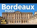 Bordeaux, France Walking Tour (4k Ultra HD 60fps) – With Captions