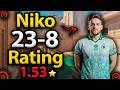 Niko 23-8 plays faceit 1.53 Rating (Anubis) #cs2 #counterstrike2 #кс2 #faceit #niko #pov #demo