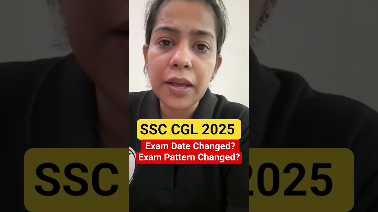 SSC CGL 2025 Exam Date Changed Shorts Ssccgl Cgl Ssccglpostponed Ssc