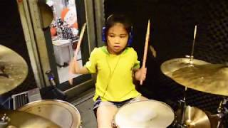 Video thumbnail of "Bruno Mars－The Lazy Song  (kid drum cam)"