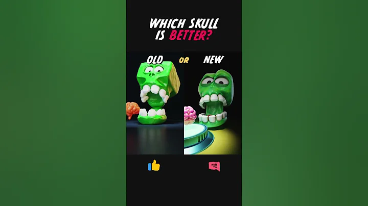 Which Skull is better? 💀🧠 (I eat glass animation meme) #shorts