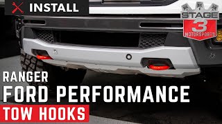 20192023 Ford Ranger Ford Performance Tow Hooks Install