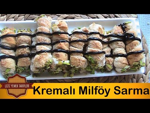 Kremalı Milföy Sarma Tarifi