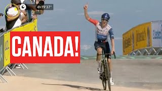 Michael Woods GAGNE POUR LE CANADA Au Puy de Dome dans l'étape 9 du Tour de France 2023