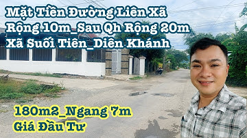 bán đất xã suối tiên diên khánh Khánh Hòa _ Mặt Tiền Đường Liên Xã 10m