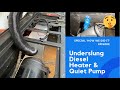 Chinese Diesel Heater Install Tips | Underslung Box & Quiet pump trick | Vario Minibus Conversion