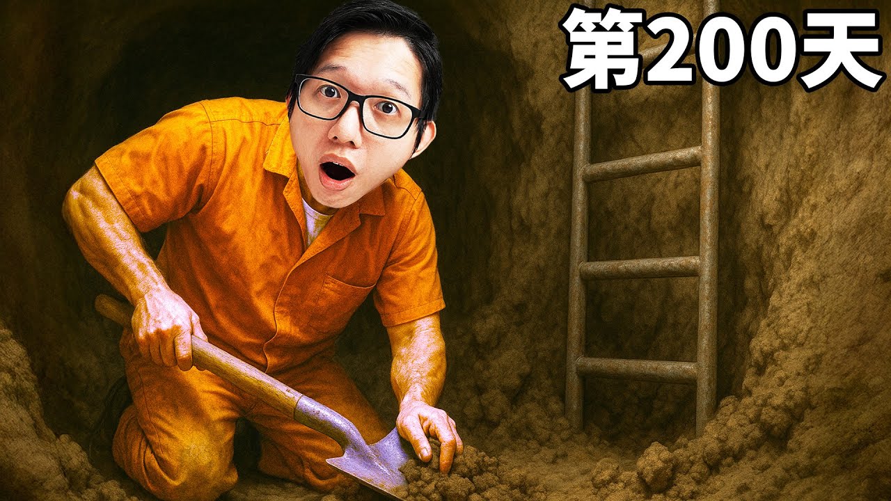 逃獄計畫，我成功在地裡挖到梯子了！