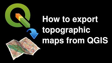 How to export topographic maps from QGIS