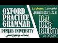 OXFORD ENGLISH GRAMMAR EXERCISE NO 1, 2, 3 | PUNJAB UNIVERSITY | OXFORD PRACTICE GRAMMAR #oxford