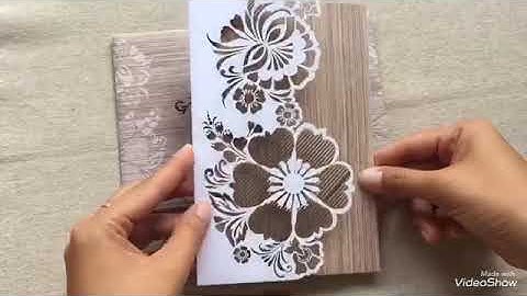 Mẫu Thiệp khắc laze đẹp - in thiệp cưới BMT - [ Thiệp Cưới Thu Hà ]