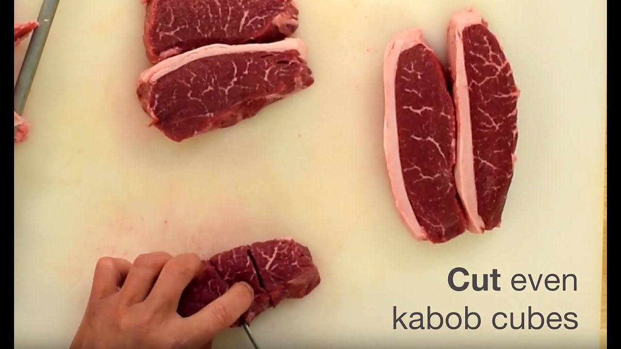 Butcher Backstory Top Sirloin Kabob Cubes YouTube