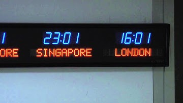 BRG Precision Products 6610F-B18Y - 8 Zone, Programmable Time Zone Clock