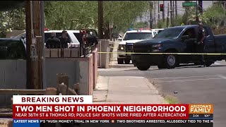 Double shooting under investigation in east Phoenix