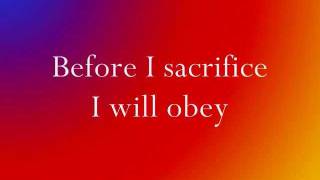 Before I Sacrifice - Shannon Wexelberg (lyric video)