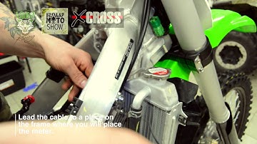 How to install a hour meter on a motocross bike