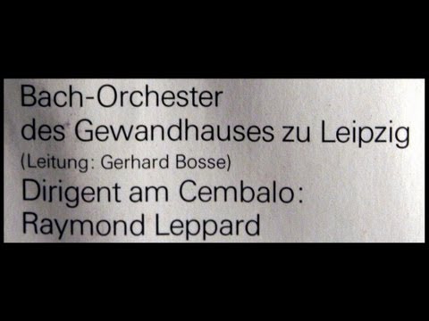 Händel / Raymond Leppard, 1967: Concerto Grosso Op. 3, No. 1 - Bach Leipzig Gewandhaus Orchestra