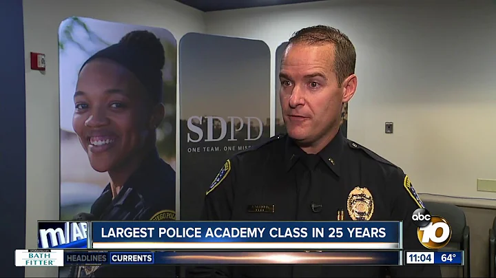 San Diego Police Department hosts largest academy class in 25 Years
