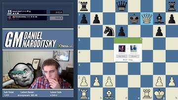 Daniel Naroditsky wins in less than 5 seconds