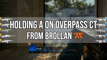 How To Play A on Overpass CT side - Brollan