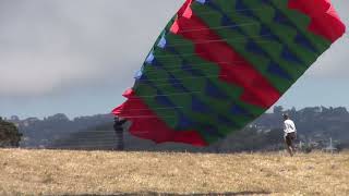 Big Parachute Kite Flying | 40 Ft Kite Soaring High | Rainbow Kite Club Mumbai screenshot 5