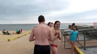 Jumping off the bridge of basin head ...