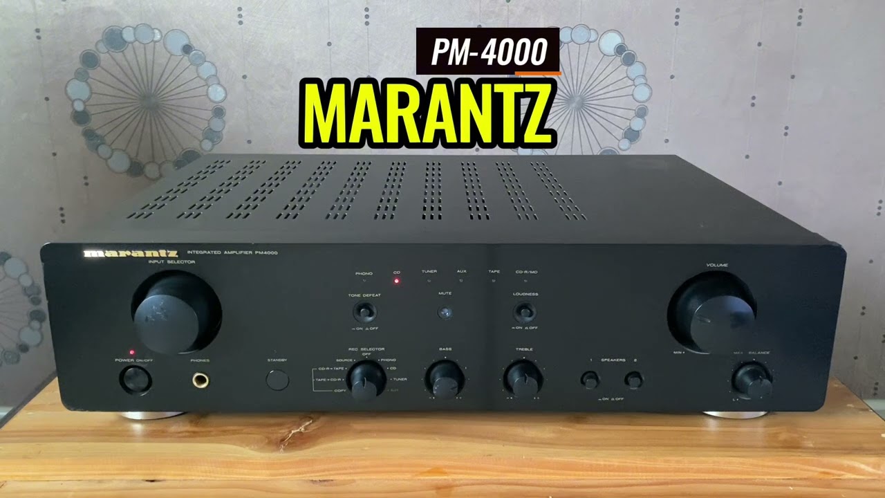 แอมป์ Marantz PM-4000 Japan - YouTube