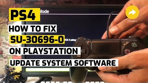 How to fix Ps4 SU-30696-0 Update System Software Fixed