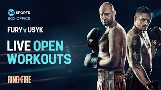 LIVE  Tyson Fury v Oleksandr Usyk | Open Workouts