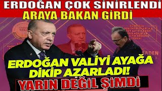 Herkes Şok Oldu: Erdoğan Canlı Yayında Valiyi Ayağa Dikip Azarladı, Araya Bakan Girdi #sondakika