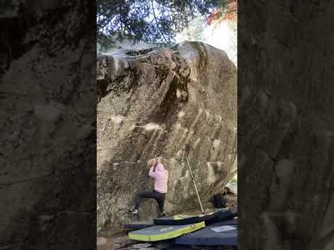 Beta Video for climb Midnight Train v8, Lake Tahoe