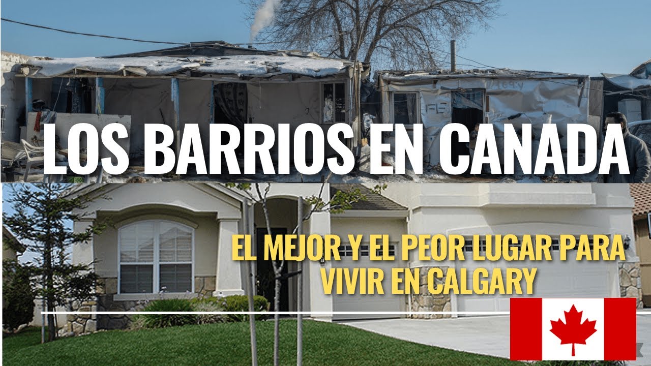 La Realidad de CANADA PEORES y MEJORES zonas para vivir