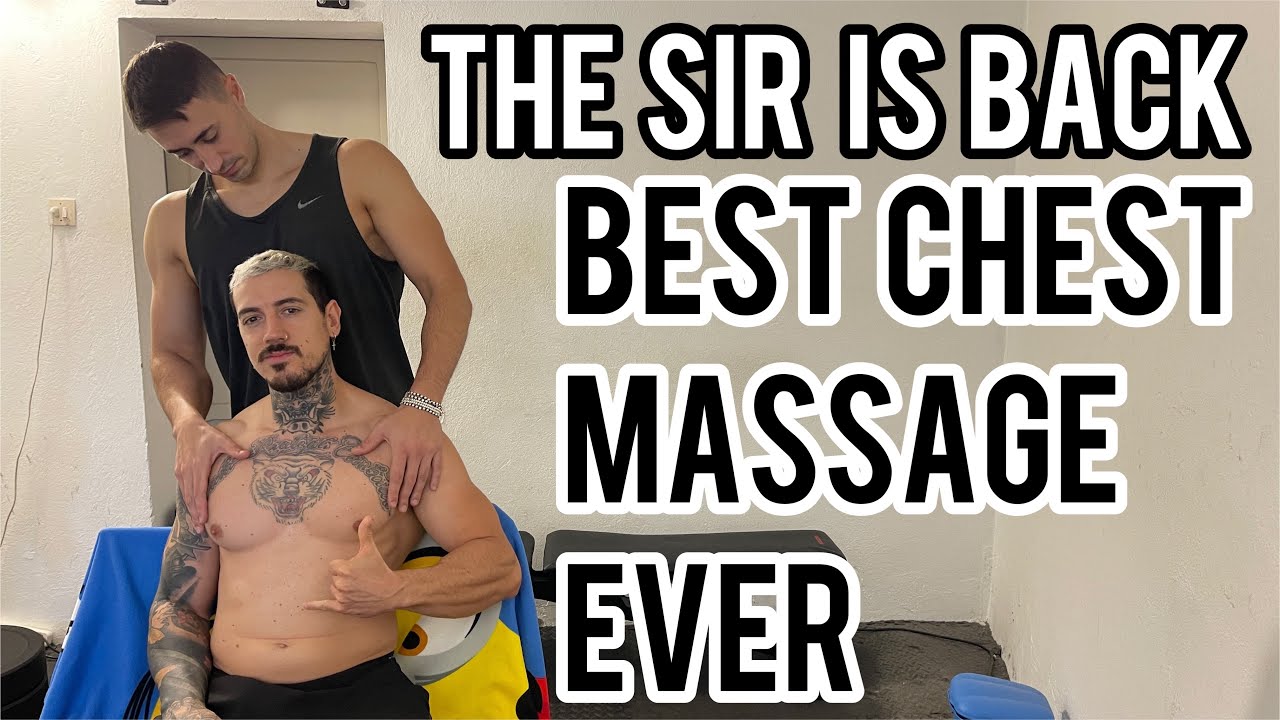 Slow Chest Massage - ASMR massage - ASMR WHISPERED