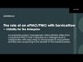 TechTalk - The role of an ePMO/PMO with ServiceNow