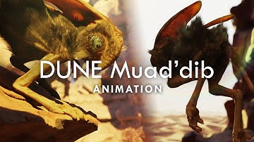 Dune Desert mouse, 3D animation