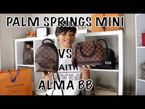 LOUIS VUITTON PALM SPRINGS MINI (PSM) VS. MONTSOURIS BB COMPARISON