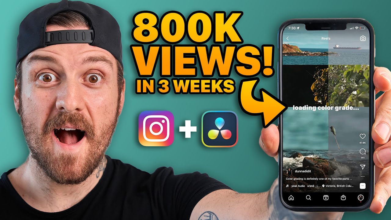 800K+ Views In The FIRST 3 WEEKS! How I Made This Instagram Reel With ...