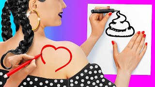 Who Draws it Better? Art Challenge with Cool Drawing Tricks by La La Life Shorts