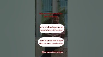 Master Software Testing: Expert QA Tips to Boost Efficiency | Learn More Technologies, Bangalore